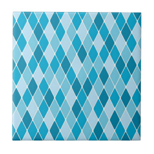 Harlequin winter pattern tile