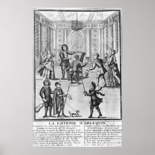 Harlequin's Lottery Poster