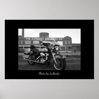 Harley at Creamery Poster