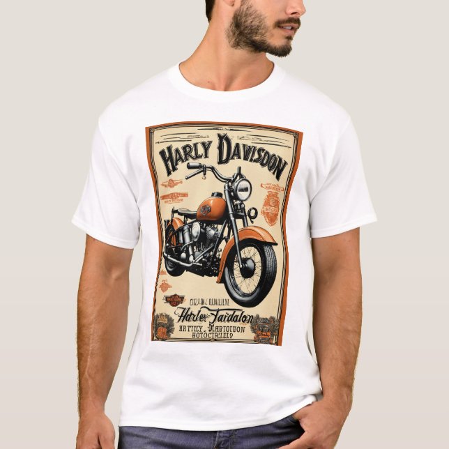 Harley Davidson Customised Tee Shirts (Front)