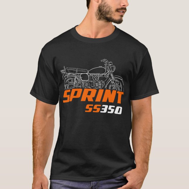 Harley-Davidson Sprint SS-350 1969-1972 T-Shirt (Front)