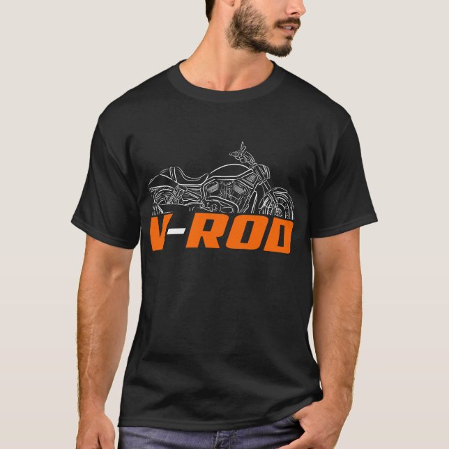 Harley-Davidson VRSCAW V-Rod 2007-2010 T-Shirt (Front)
