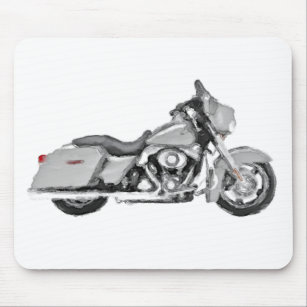 Harley FLHX Street Glide Hand Painted Art Brush Mouse Pad