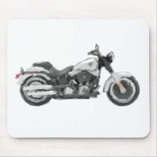 Harley FLSTFB Fat Boy Hand Painted Art Brush Mouse Pad