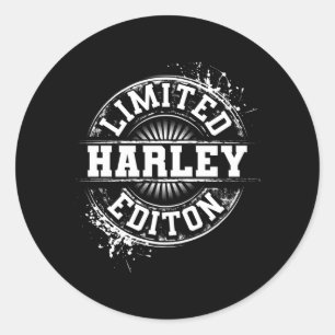 Harley Lied Edition Funny Personalised Name Joke Classic Round Sticker