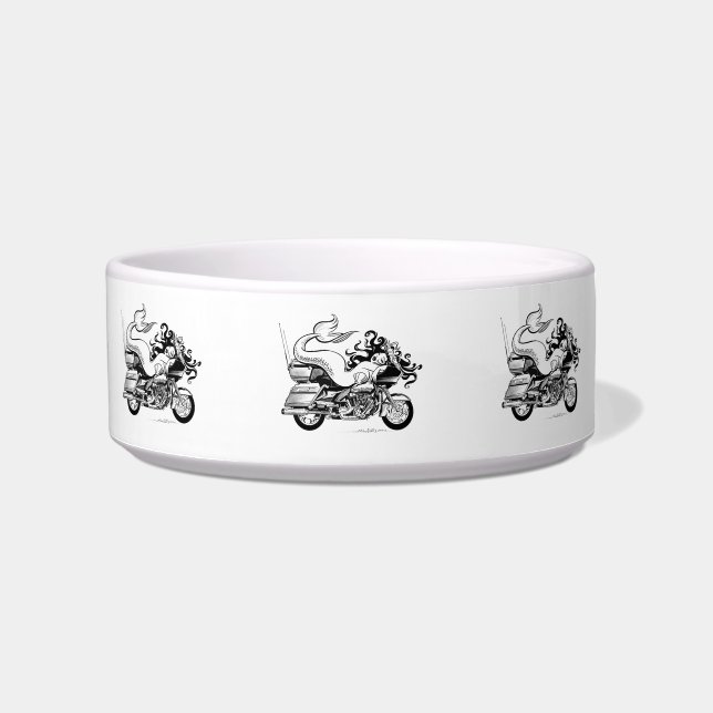 Harley Mermaid  Bowl (Front)