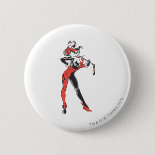 Harley Quinn 4 6 Cm Round Badge