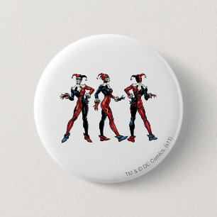 Harley Quinn - All Sides 6 Cm Round Badge