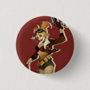 Harley Quinn Bombshells Pinup 3 Cm Round Badge