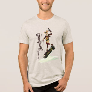 Harley Quinn Bombshells Pinup Tri-Blend Shirt