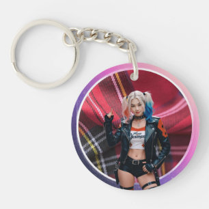 Harley Quinn Key Ring