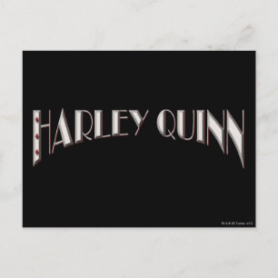 Harley Quinn - Logo Postcard