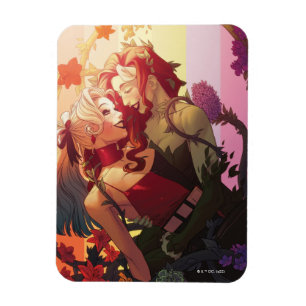 Harley Quinn & Poison Ivy Pride Comic Cover Magnet