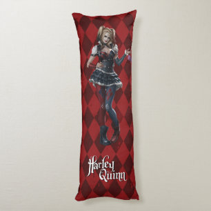 Harley Quinn With Fuzzy Dice Body Cushion
