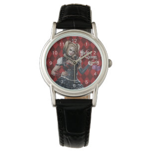 Harley Quinn With Fuzzy Dice Watch