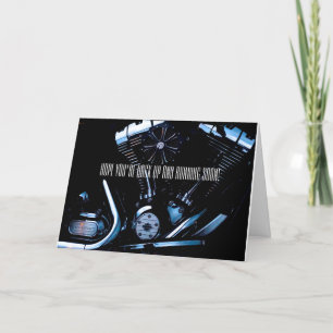 Harley Rider Road Rash Get Well Soon Card