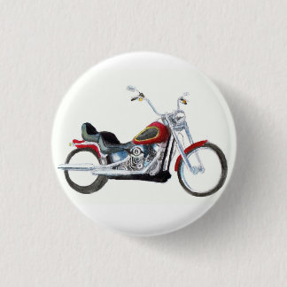 Harley Soft-tail custom 3 Cm Round Badge