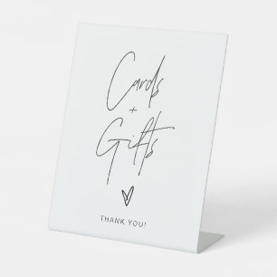 HARLOW Edgy Modern Minimalist Cards & Gifts Sign