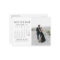 HARLOW modern simple clean save the date postcard