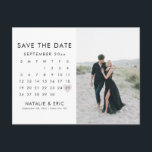 HARLOW modern simple clean save the date postcard<br><div class="desc">This is a modern save the date postcard featuring a simple   clean modern design. Use the "personalise this template" button to make this save the date completely your own.</div>