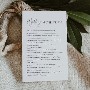 HARLOW Movie Trivia Bridal Shower Game