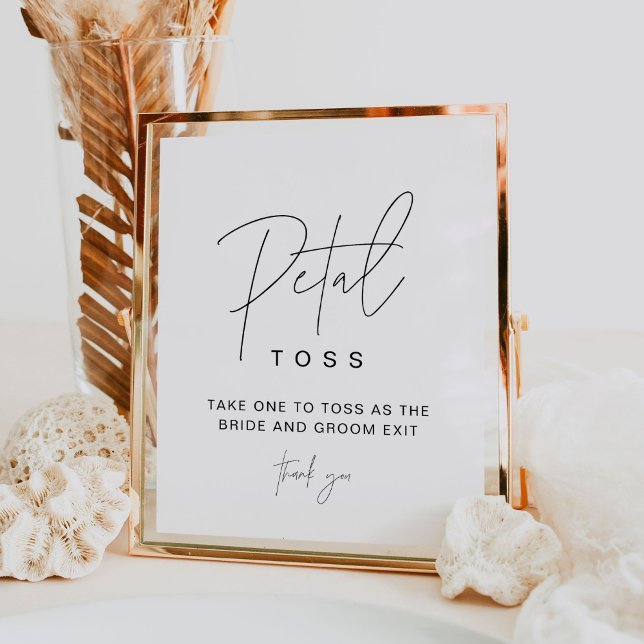 HARLOW Petal Toss Wedding Send Off Sign (Creator Uploaded)