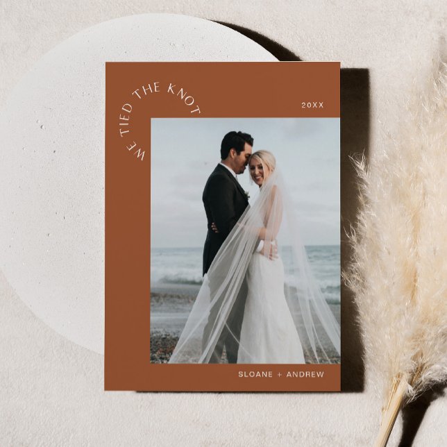 HARLOW Wedding Elopement We Tied The Knot - Sienna Invitation (Creator Uploaded)