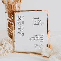 HARLOW Wedding Jenga Guest Book Sign