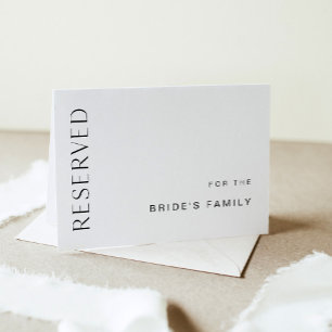 HARLOW Wedding Reserved 5x7 Folded Card