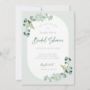 HARLYN Eucalyptus Bridal Shower Party Invitation