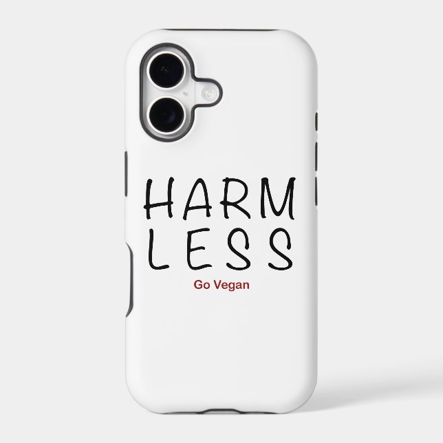 Harm Less - Go Vegan (Back)