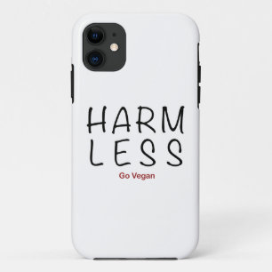 Harm Less - Go Vegan iPhone 11 Case