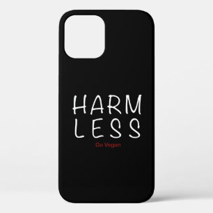 Harm Less - Go Vegan (Light Version) iPhone 12 Case