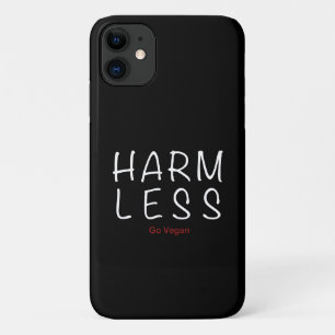 Harm Less - Go Vegan (Light Version) iPhone 11 Case