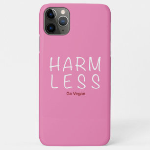Harm Less - Go Vegan (Light Version) iPhone 11 Pro Max Case