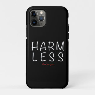 Harm Less - Go Vegan (Light Version) iPhone 11 Pro Case