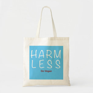 Harm Less - Go Vegan (Light Version) Tote Bag