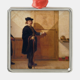 Harmensz van Rijn Rembrandt (1606-69) Knocking on Metal Tree Decoration