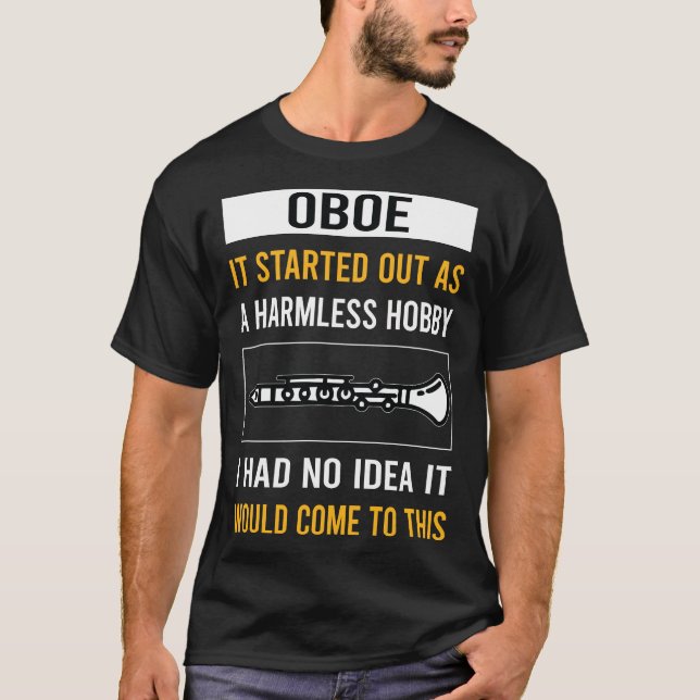 Harmless Hobby Oboe T-Shirt (Front)