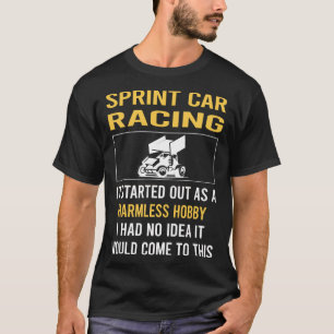 Harmless Hobby Sprint Car Cars Racing T-Shirt
