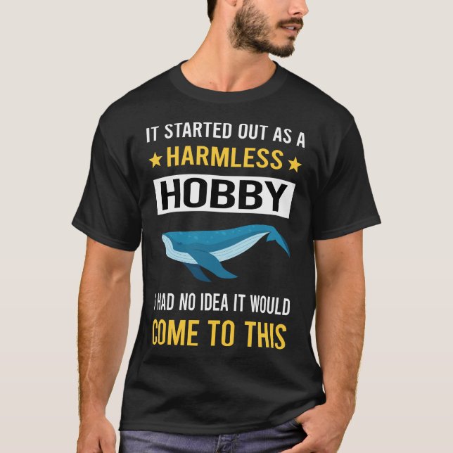 Harmless Hobby Whale Watching T-Shirt (Front)