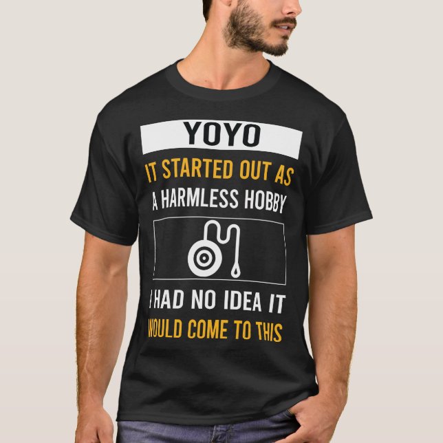 Harmless Hobby YoYo Yo-Yo Yoyoing T-Shirt (Front)