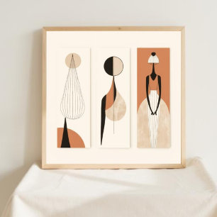 Harmonic Flow – Abstract Botanical Wall Art V