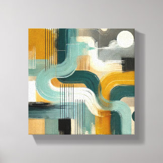 Harmonic Flow Canvas Print