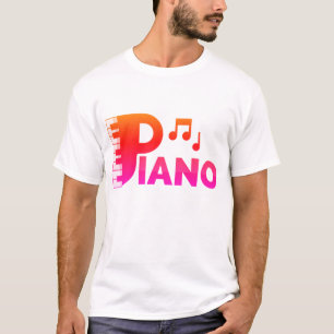 Harmonic Notes: Piano Music Design" T-Shirt