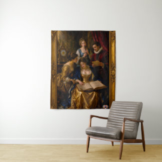 Harmonic Session Within Schloss Eisenwald Study Tapestry