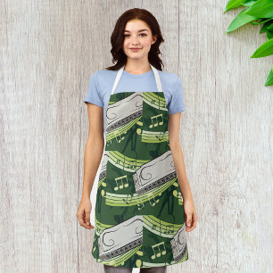Harmonica Blues and Folk Music Apron