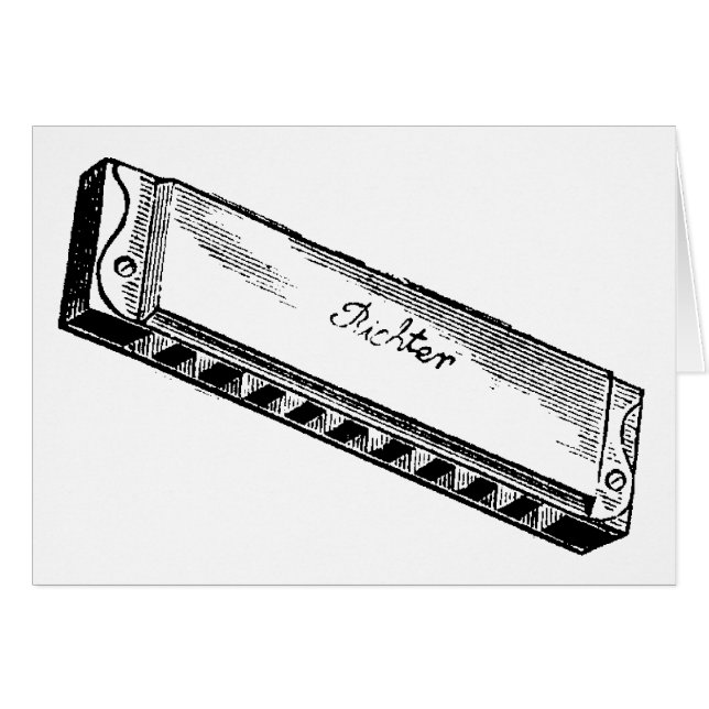 Harmonica/Blues Harp (Front Horizontal)