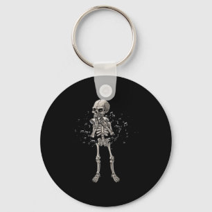 Harmonica Blues Skull Instrument Acoustic Gift Key Ring