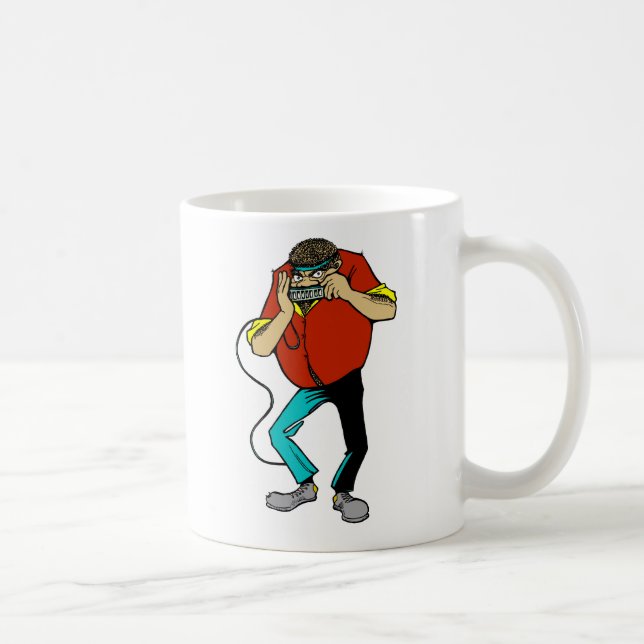 harmonica coffee mug (Right)